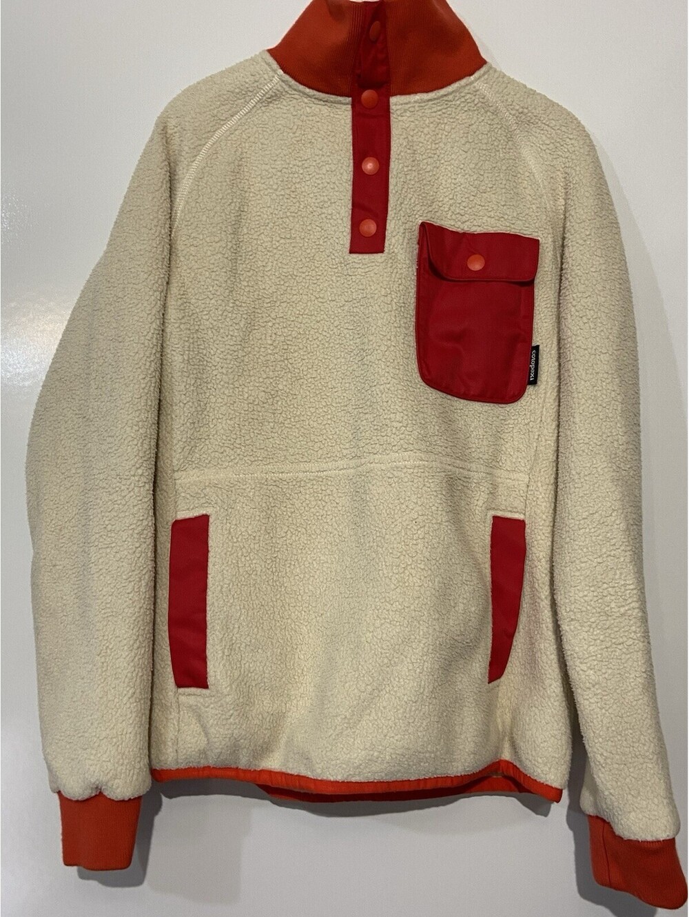 Mens COTOPAXI Beige Cubre Fleece Pullover Sz S